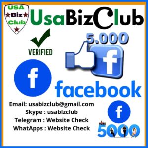 Buy Facebook Account with 5000 Friends