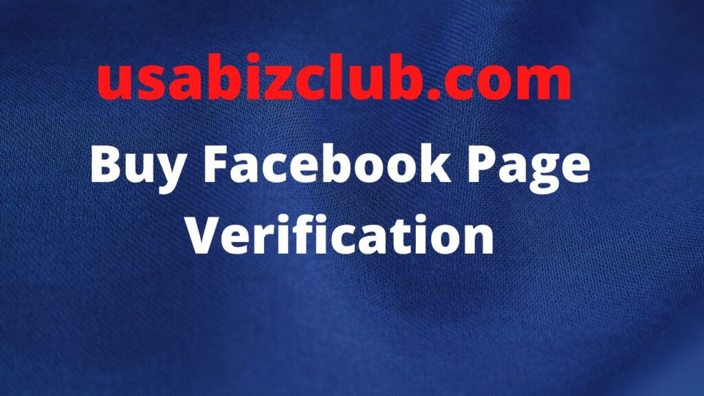 Buy Facebook Page Verification