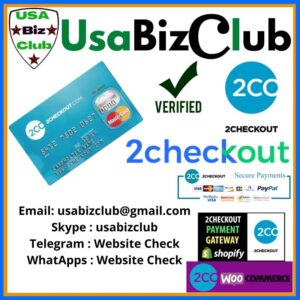 Buy Verified 2CheckOut Accounts