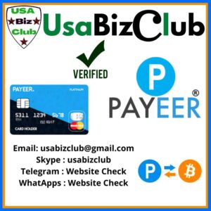 Buy Verified Payeer Account