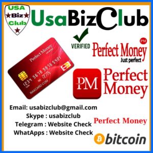 Buy Verified Perfect Money Account
