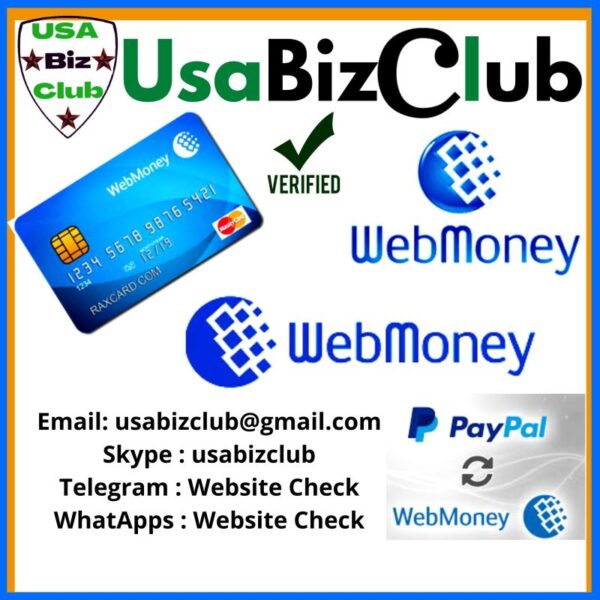 Buy Verified Webmoney Account