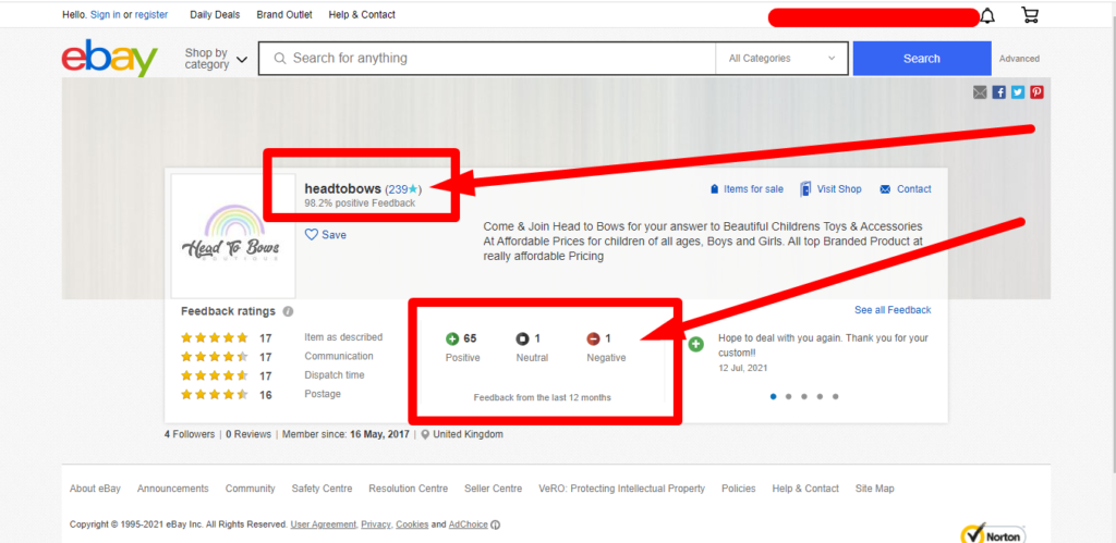 Buy Verified eBay Account